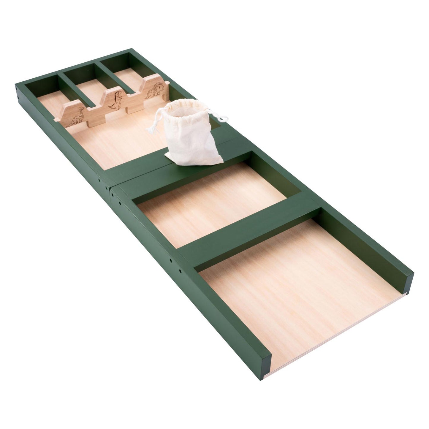Holzkinder Shuffleboard Dino, 80 cm