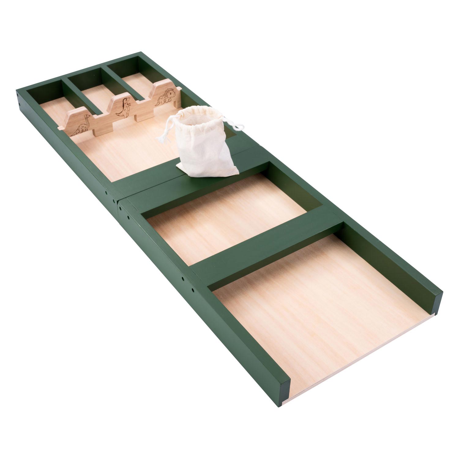 Holzkinder Shuffleboard Dino, 80 cm