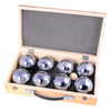 Jeu de Boules im Luxuskoffer, 8 Bälle