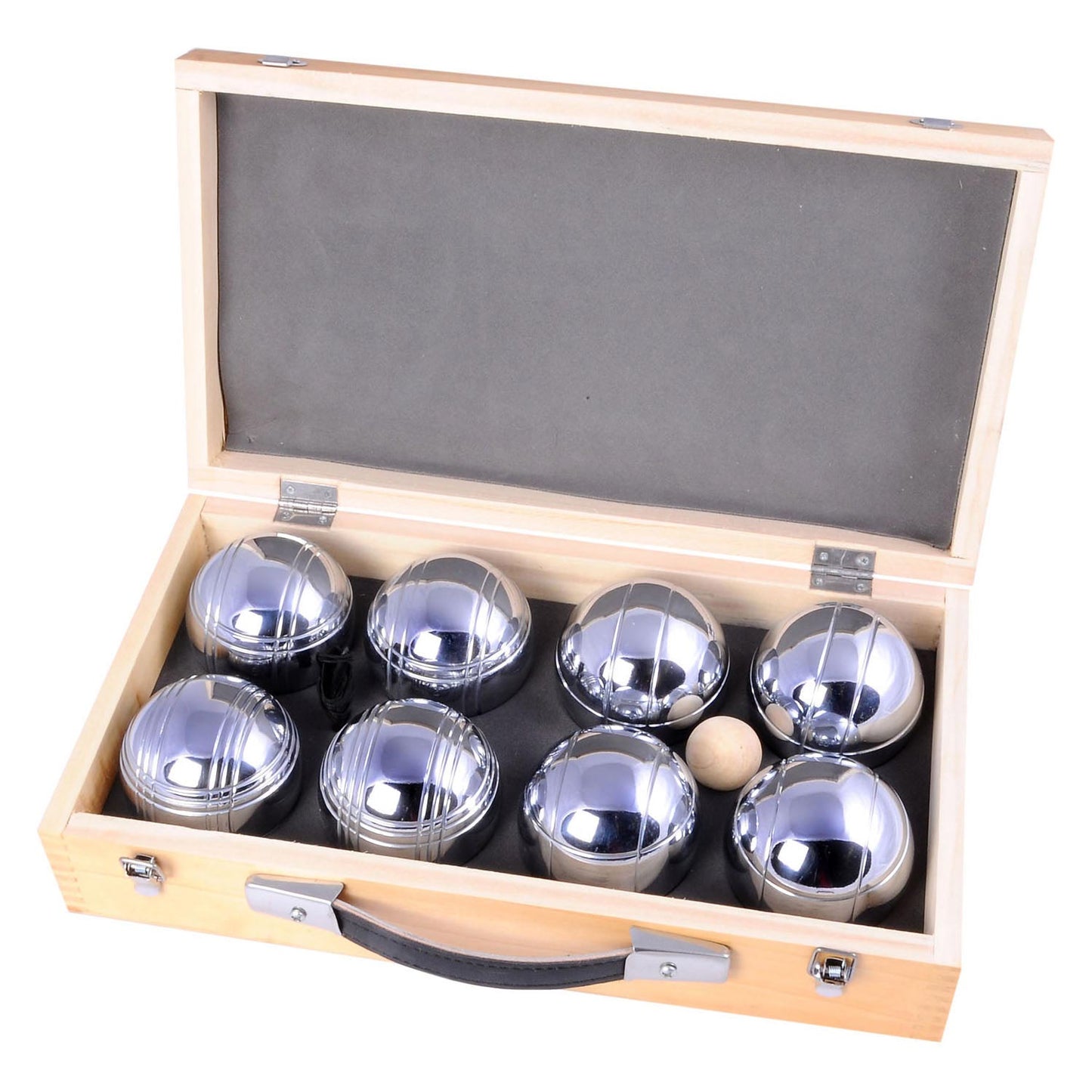 Jeu de Boules im Luxuskoffer, 8 Bälle