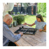 Backgammon 18 Brown und Elfenbein klassisches Brettspiel