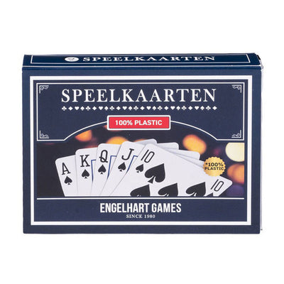 Karten spielen 100% Plastik, 2 Sätze in Art Dust Box