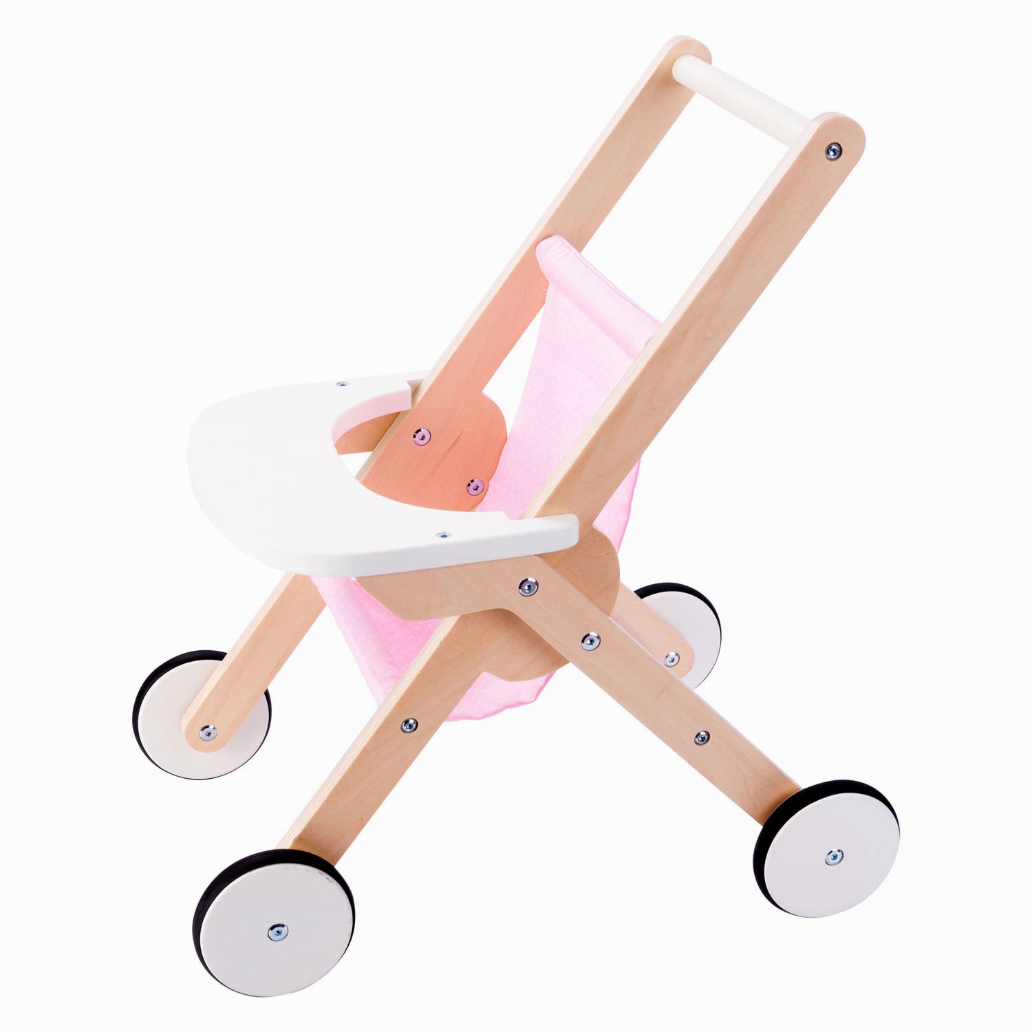 Holzpuppe Walking Truck rosa