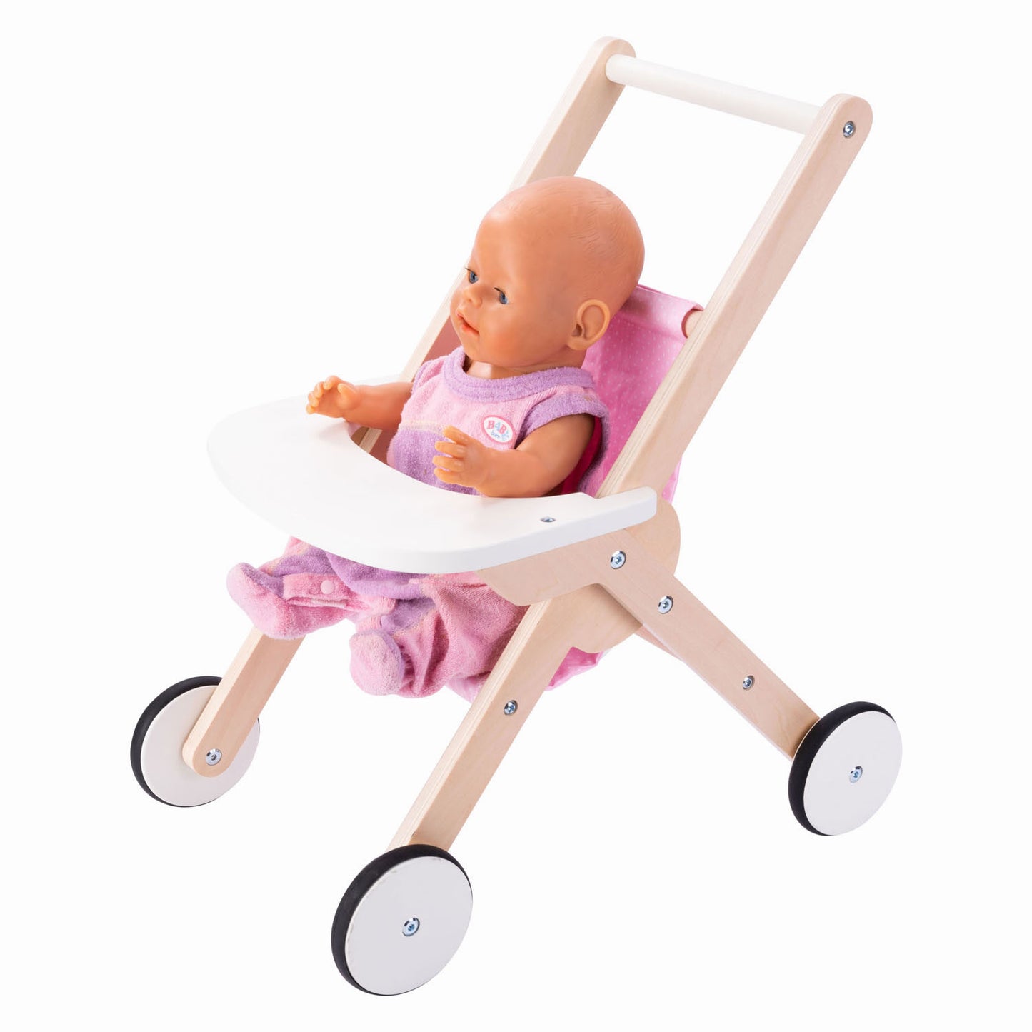 Holzpuppe Walking Truck rosa