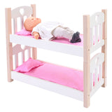 Puppen bunkeln rosa weiß - afbeelding 2