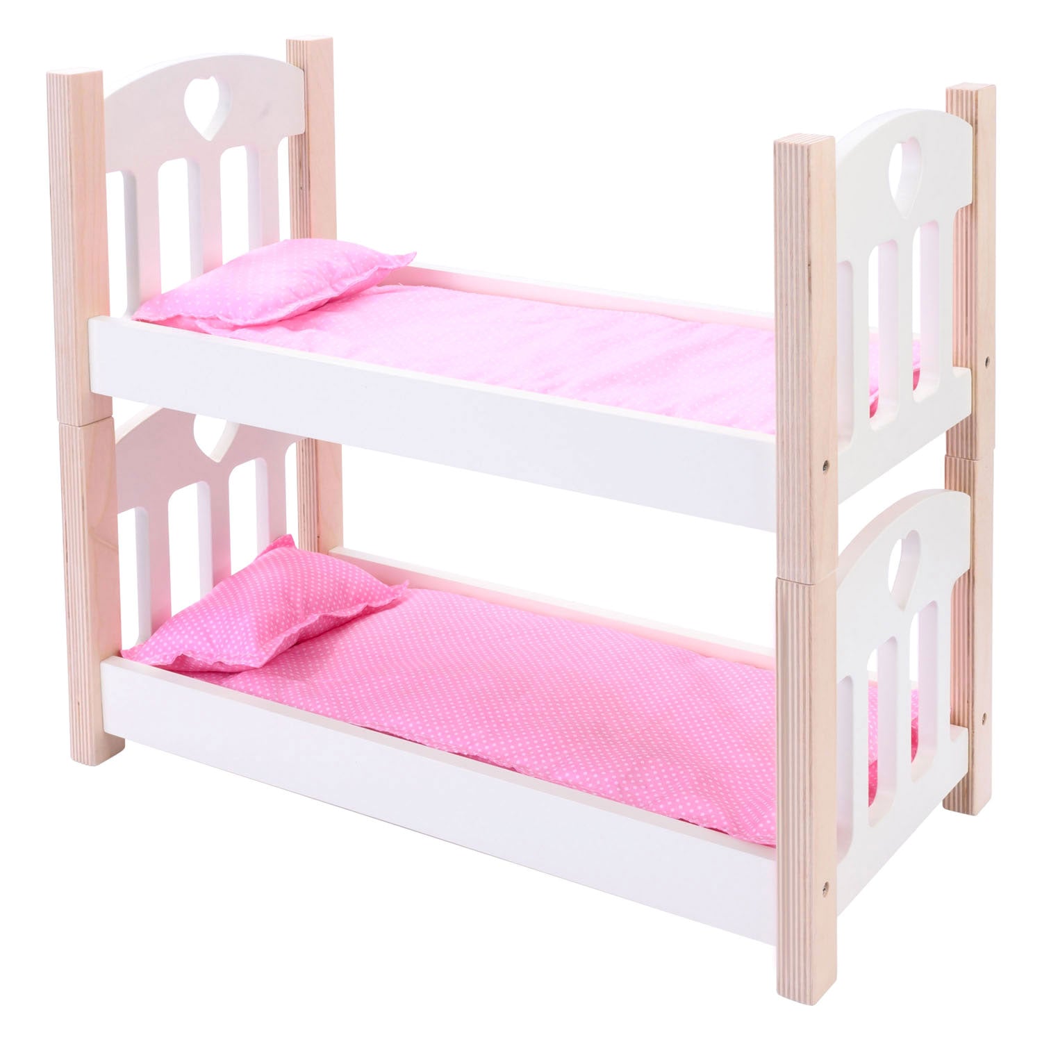Puppen bunkeln rosa weiß