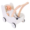 Hölzerne Puppen -Walking -LKW grauweiß