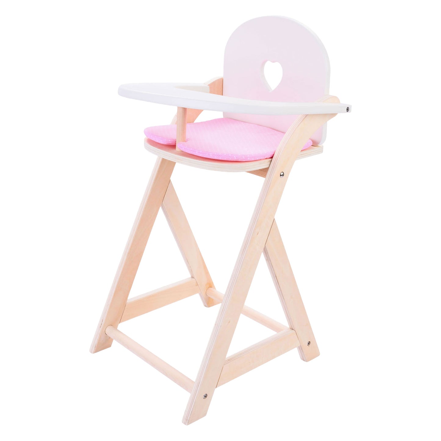 Puppenstuhl Pink Weiß