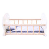 Puppenbettschwung Cradle, grau weiß