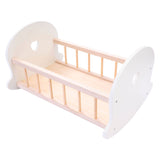 Puppenbettschwung Cradle, grau weiß - afbeelding 4