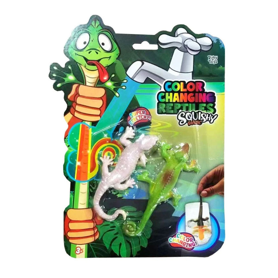 Matschige tastische Farbwechselreptilien