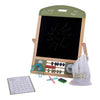 Holztischschule und Whiteboard