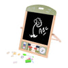 Holztischschule und Whiteboard