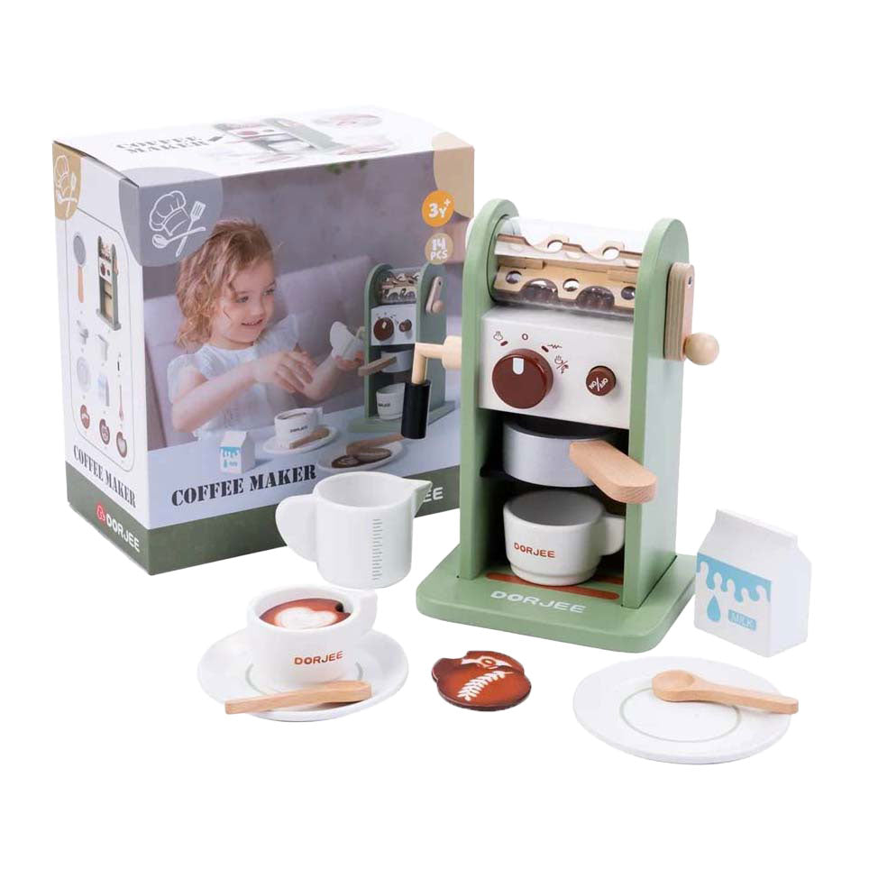 Dorjee Coffee Maker Junior Wood Mint Green