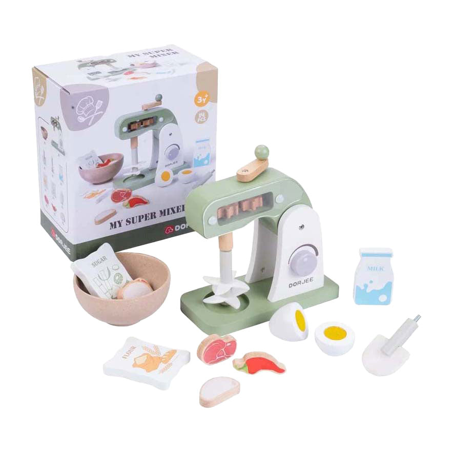 Holz-Supermixer-Set, 14-tlg