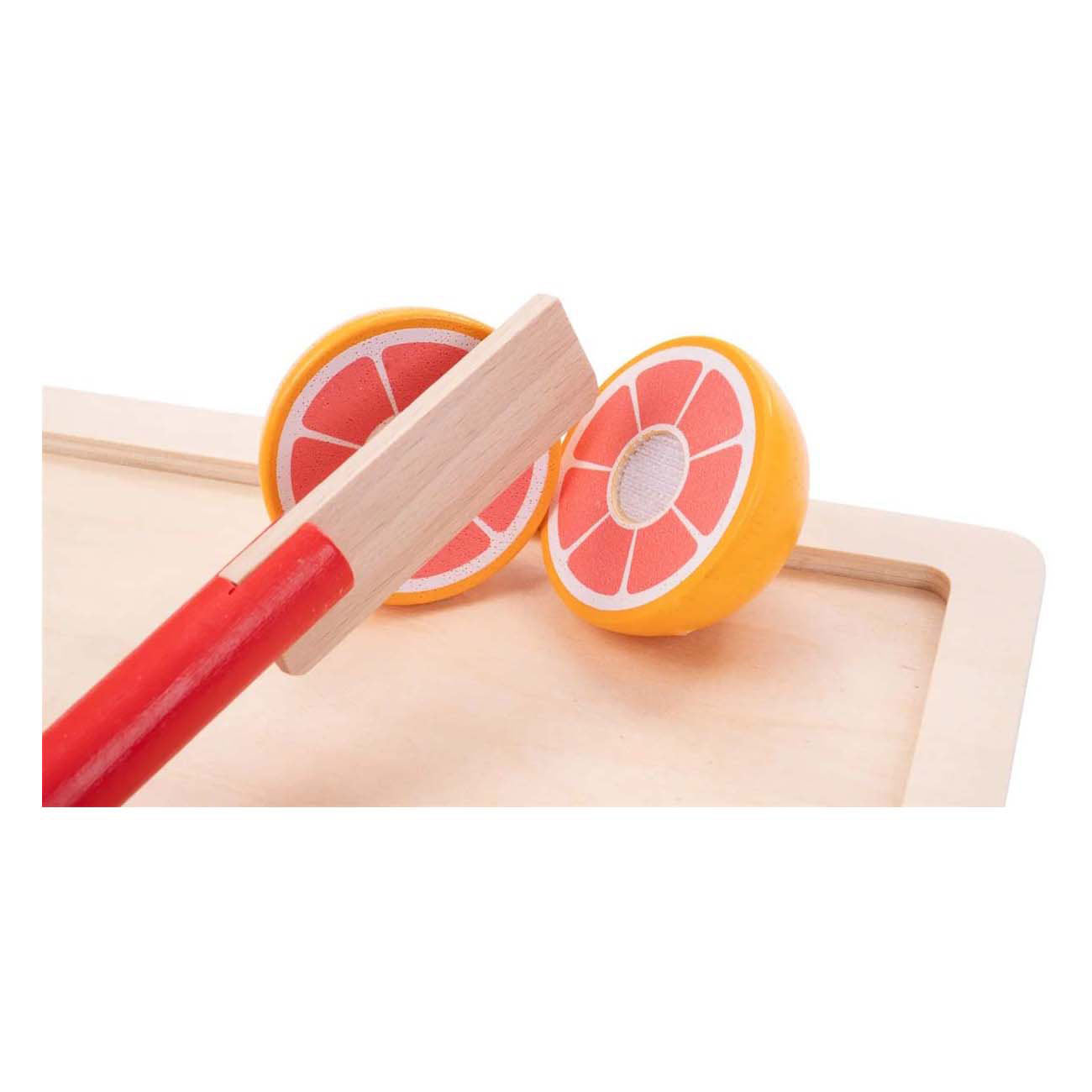 Obstschneideset aus Holz