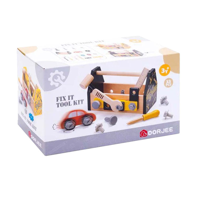 Dorjee Toolbox 33-teiliges Junior Wood schwarz