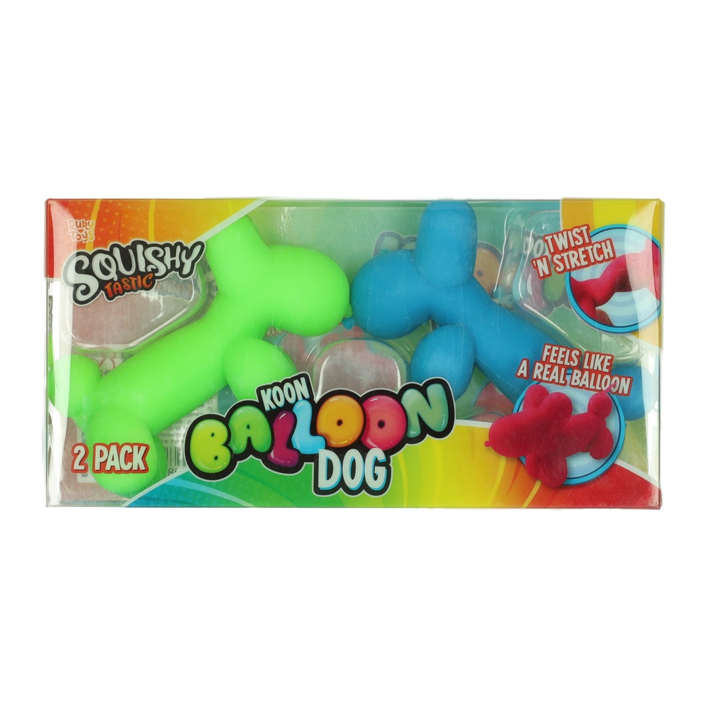 Koon Ballon-Squishy-Hunde – 2 Stück