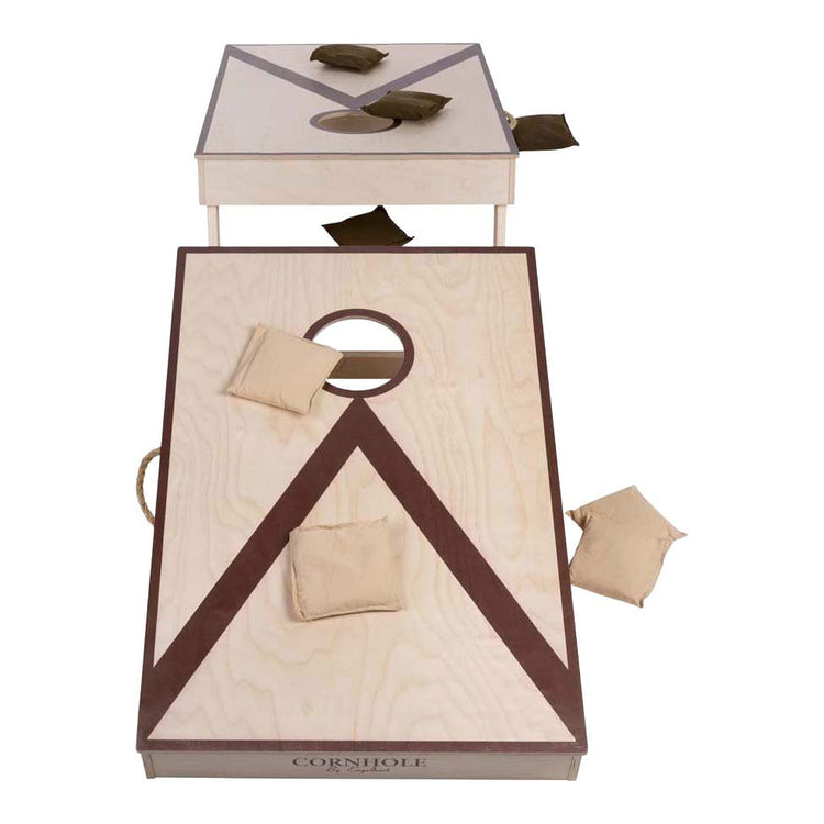 Cornhole Doppelwurfspiel 90x60cm - 2x4 Beutel