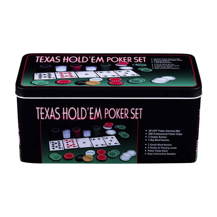 Engelhart komplettes Pokerset mit 200 Chips