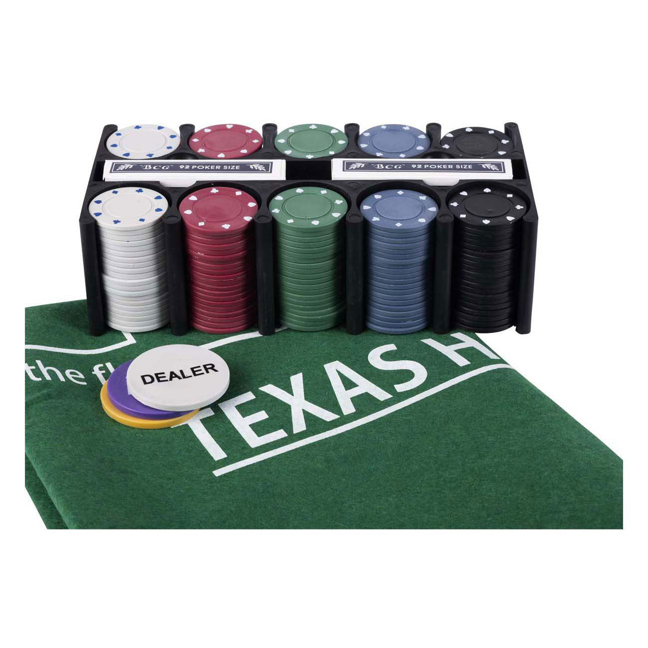 Engelhart komplettes Pokerset mit 200 Chips