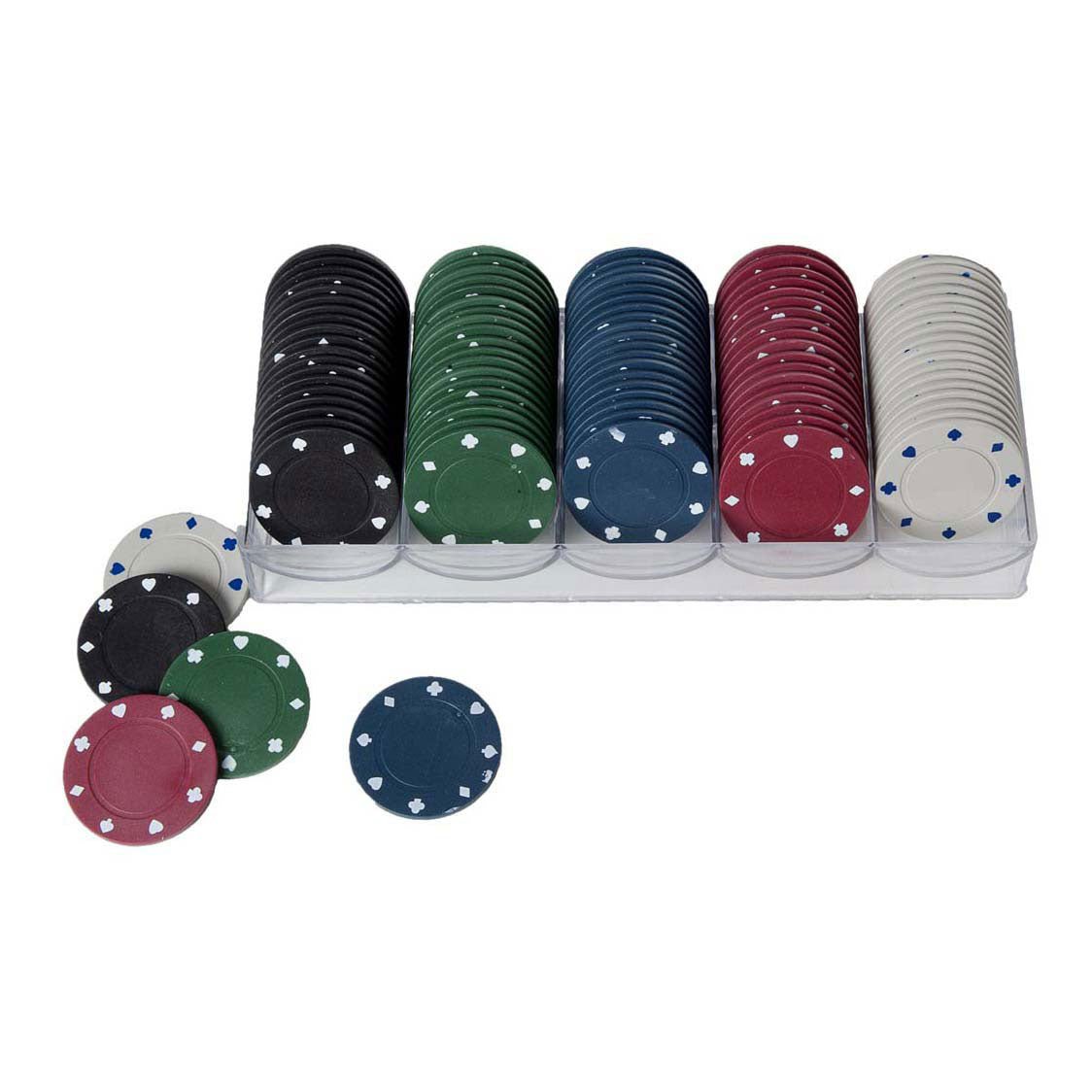Chips 40mm 100 Stück verschiedene Farben