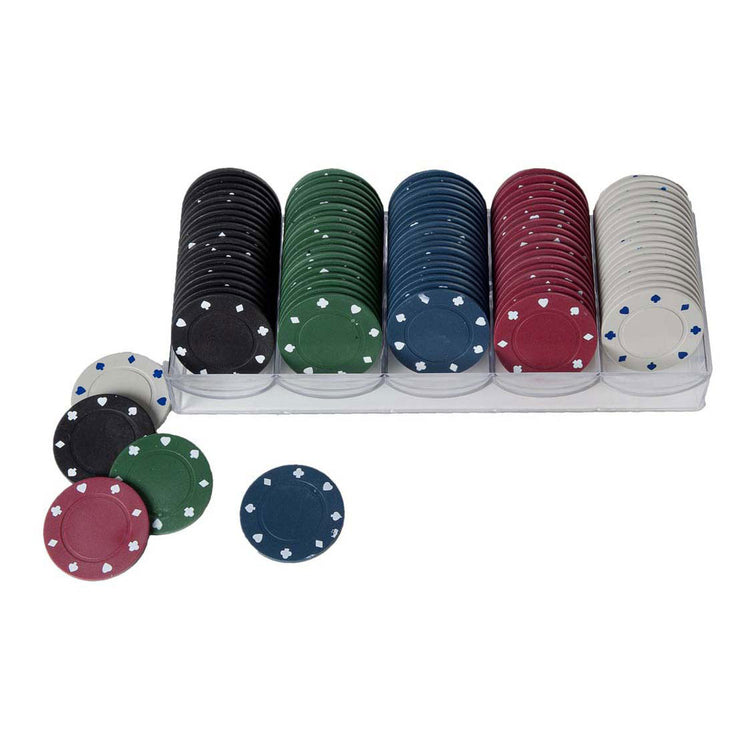 Chips 40mm 100 Stück verschiedene Farben