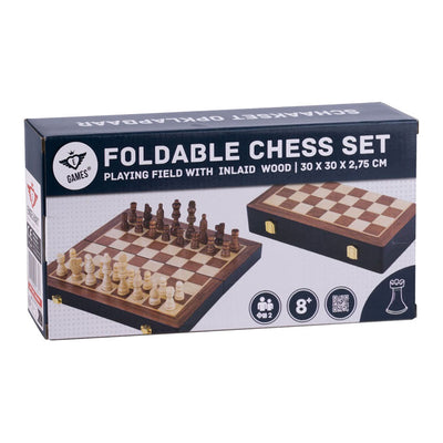 Schachspiel Holz faltete Ascheholz