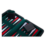 Engelhart Backgammon-Reisespiel mit Reißverschluss – schwarz - afbeelding 4