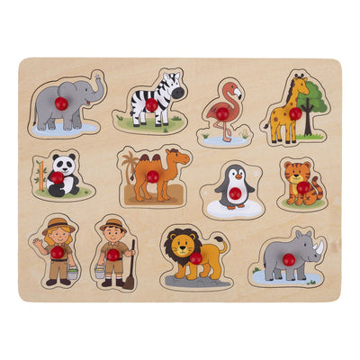 Zoo-Studenpuzzle - 12 Teile.