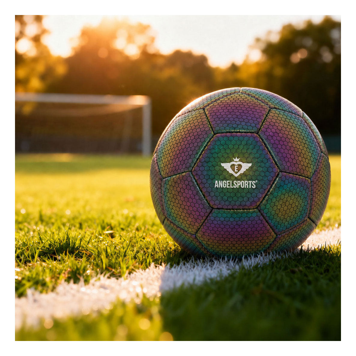 Fußball leuchtet im Dunkeln