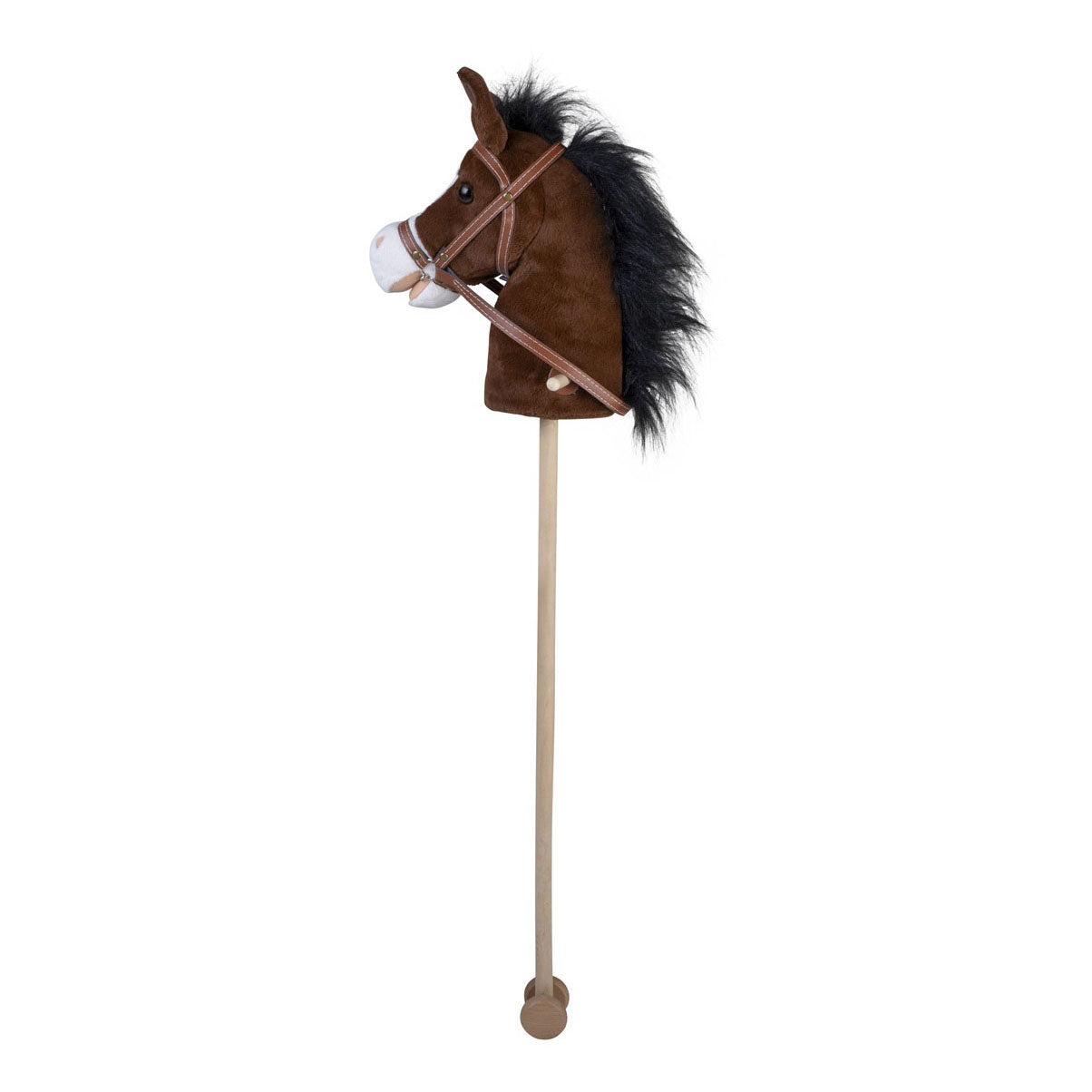 Steckenpferd aus Holz braun - 95cm