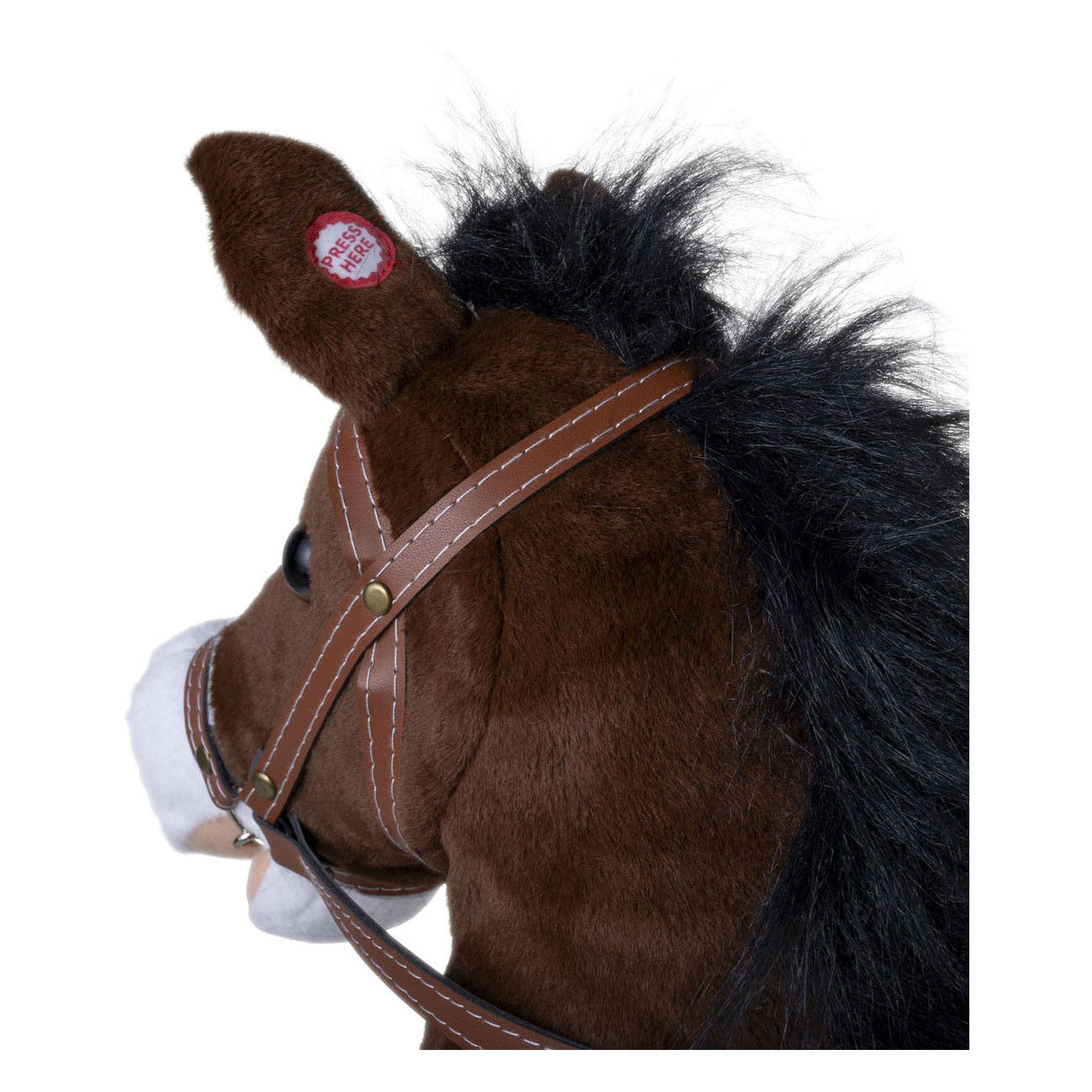Steckenpferd aus Holz braun - 95cm