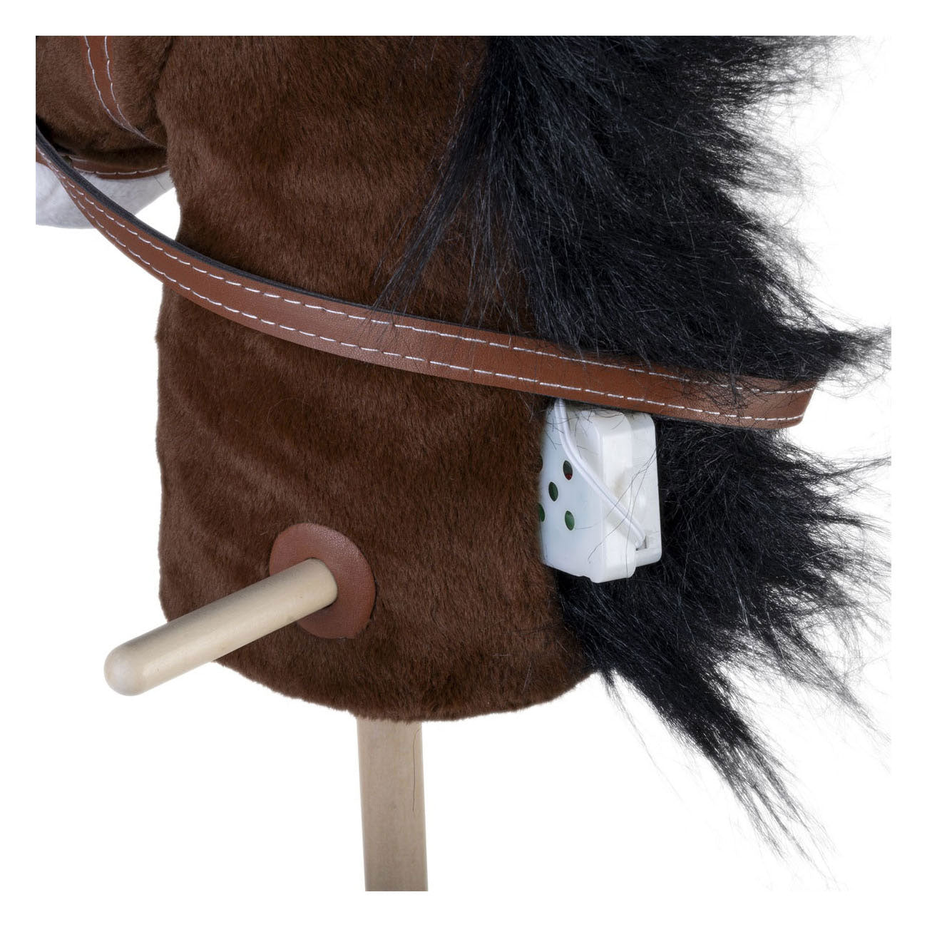 Steckenpferd aus Holz braun - 95cm