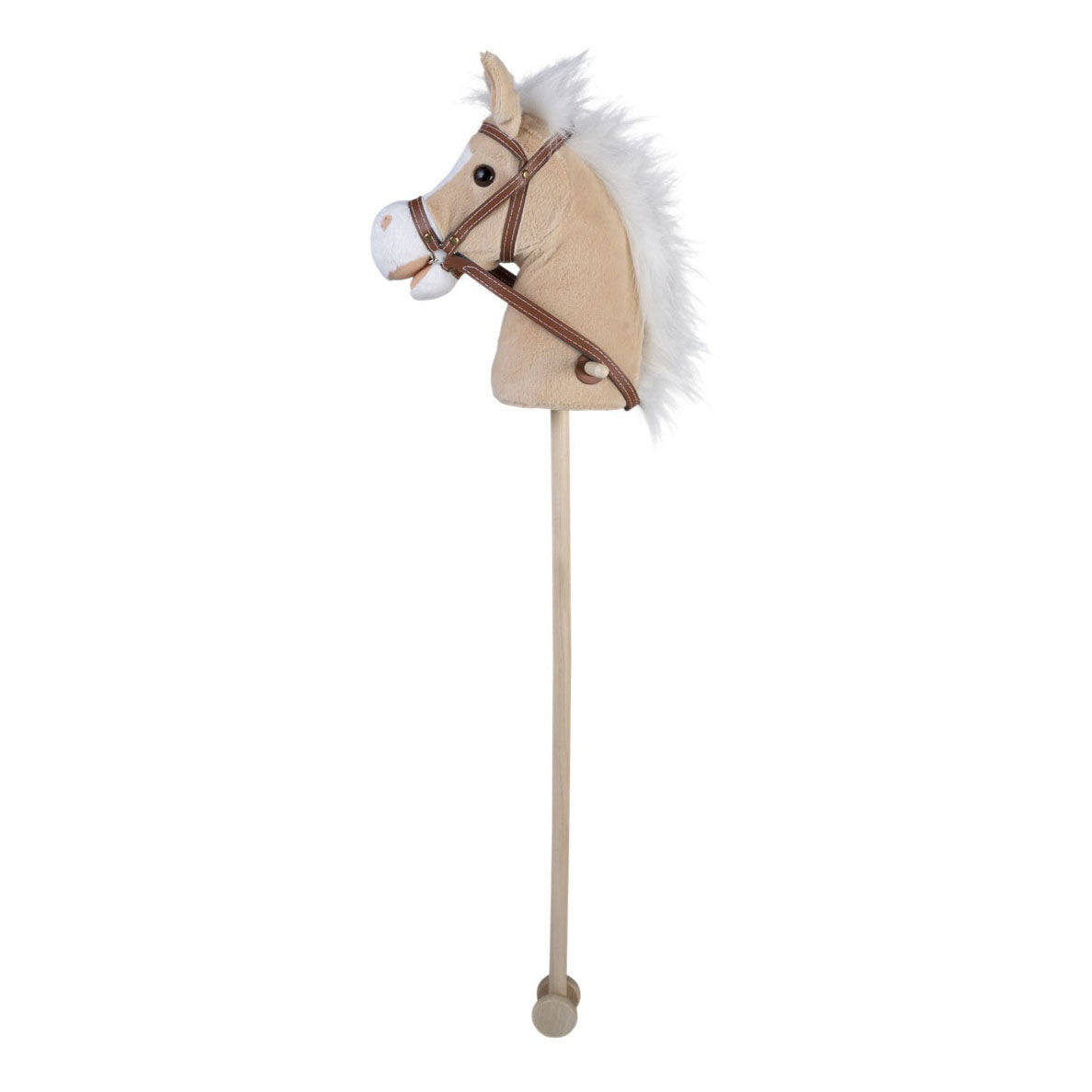 Steckenpferd aus Holz beige - 95cm