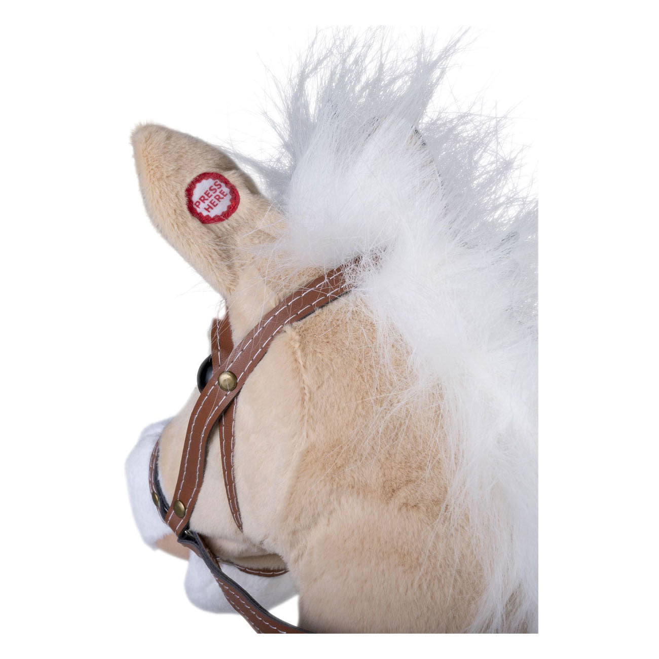 Steckenpferd aus Holz beige - 95cm