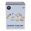 Indoor-Curling-Spiel aus Holz – 2 bis 4 Spieler