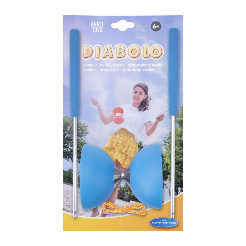 Angeltoys Diabolo Gummi-Metallstäbe (blau)