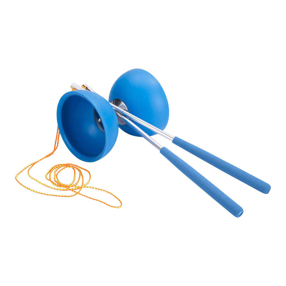 Angeltoys Diabolo Gummi-Metallstäbe (blau)