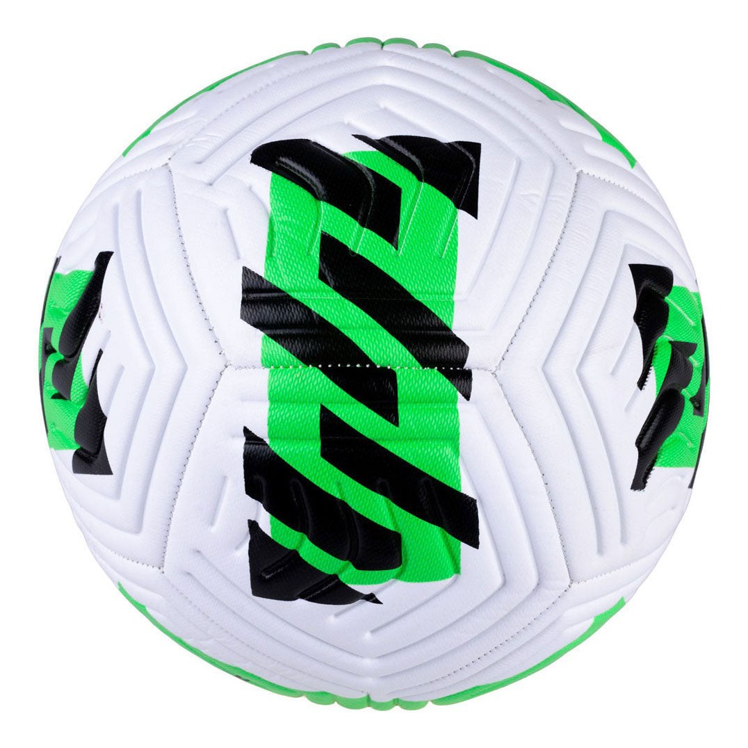 Engelhart Fußball weiß grün schwarz Größe 5 – 400 Gramm – Ball für Outdoor, Training und Freizeit