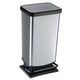 Rotho Rotho Paso Pedal Bin 40L Silber Metallic