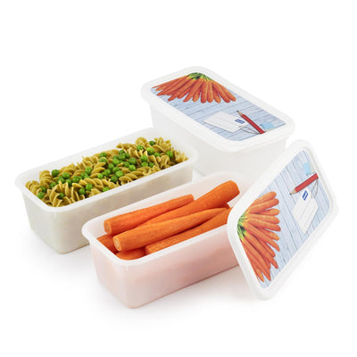 Rotho Gefrierboxen-Set 3-teilig 1,2l