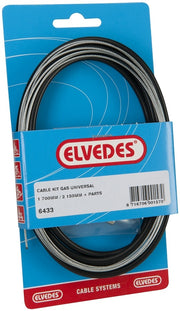 Elvedes Gaszug universal 1700mm 2250mm extra flexibel verzinkt schwarz (auf Karte) - afbeelding 1