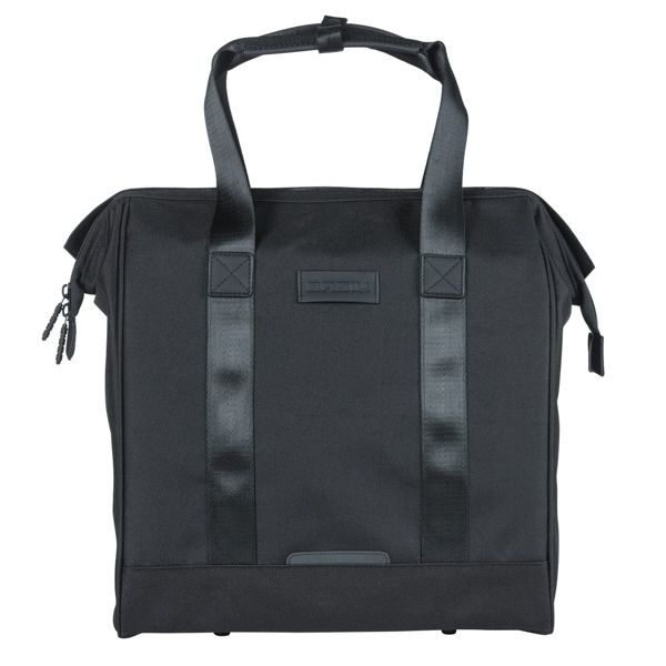 Basil Tasche Grand Fahrradshopper schwarz | Mikrofonhaken | 23l