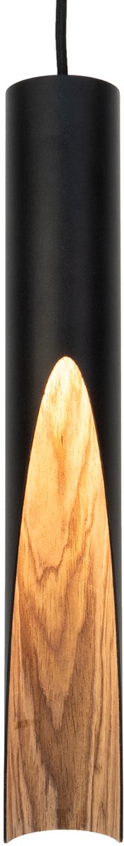 Eglo Barbotto Hängelampe – gu10 – ø 6 cm – schwarzbraun – Stahl – FSC-Holz