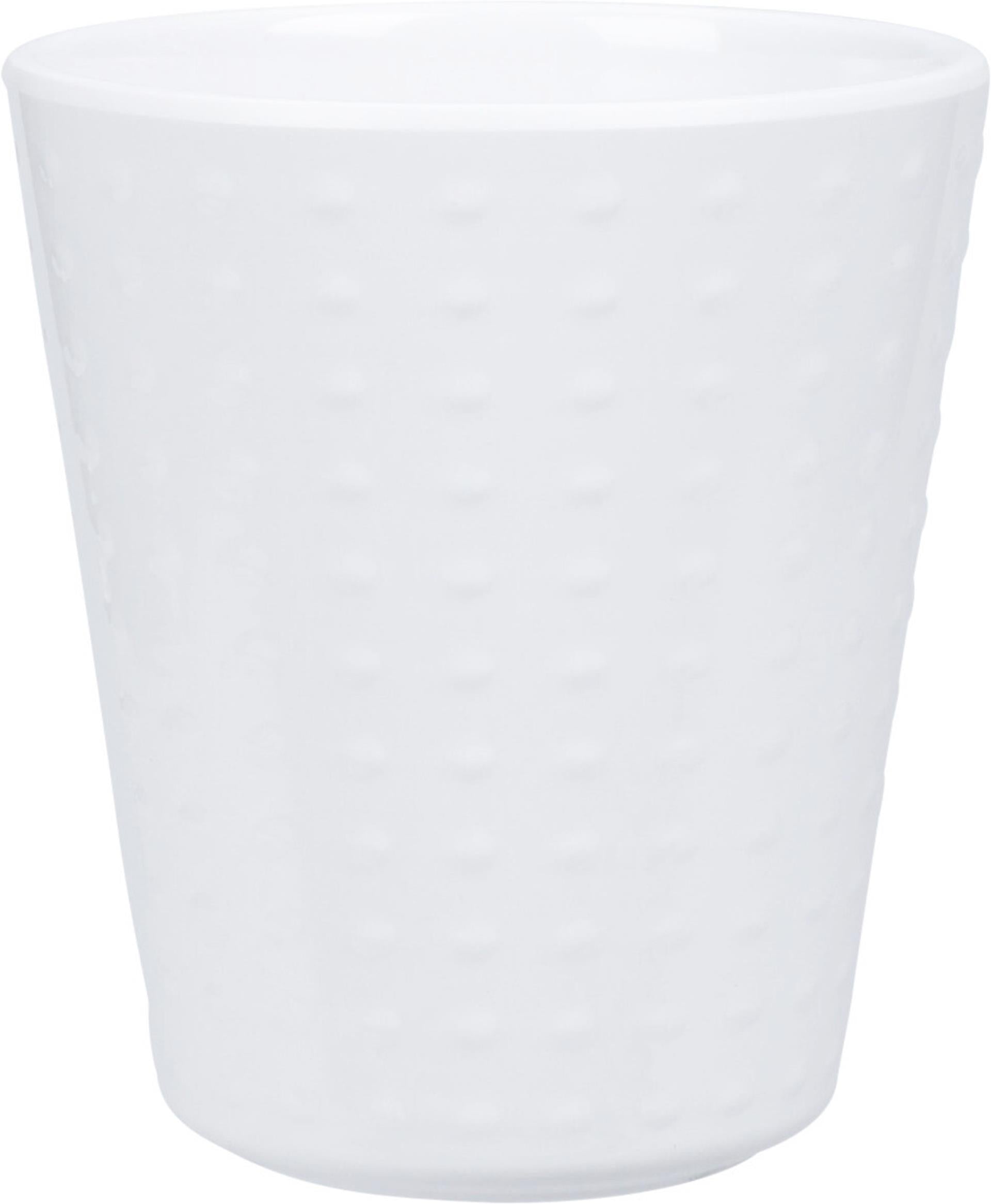 Melaminbecher von Excellent Houseware, weiß, 380 ml
