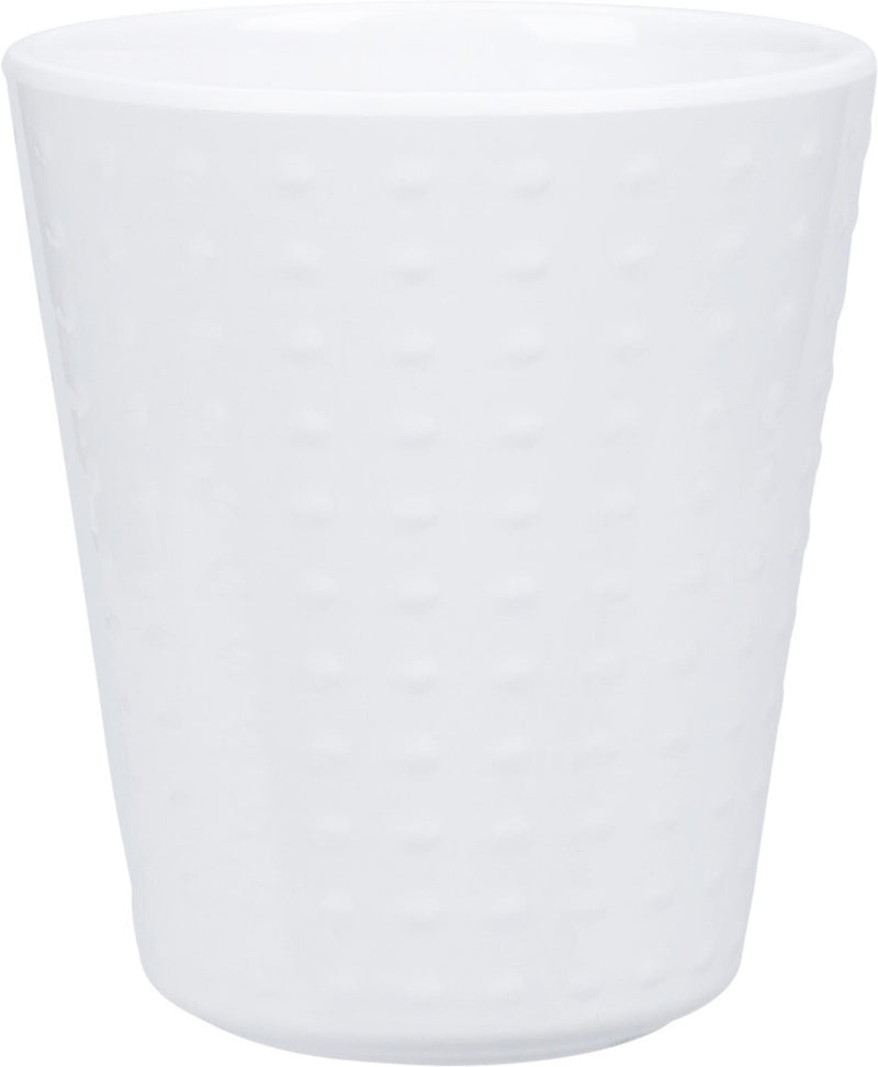 Melaminbecher von Excellent Houseware, weiß, 380 ml