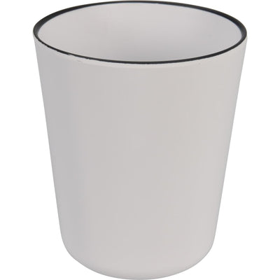 Excellent Houseware Becher aus Melamin, 450 ml, weiß