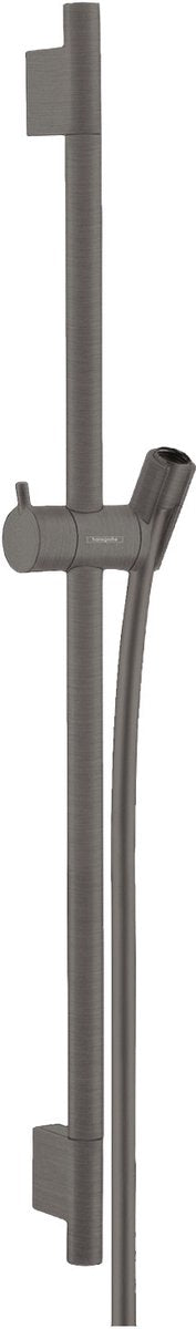 Hansgrohe Schiebestange Unica s Puro 65 cm mit Brauseschlauch Schwarzchrom gebürstet