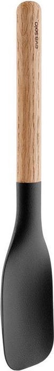 Eva Solo – Nordic Kitchen Küchenhelfer Servierlöffel groß – Schwarz – Holz – Silikon